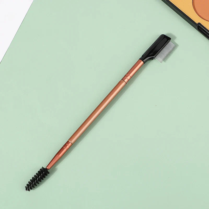 1PC Eyelash Comb Eyebrow Lash Brush Cosmetics Lash Separator Stainless Steel Professional Makeup Eyelash Brush Makeup Cosmetic T