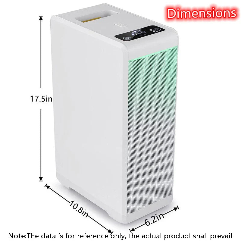 New Ozone free No consumables portable air purifier Remove Formaldehyde Dust Smoke Intelligent Air Purifiers For Home commercial