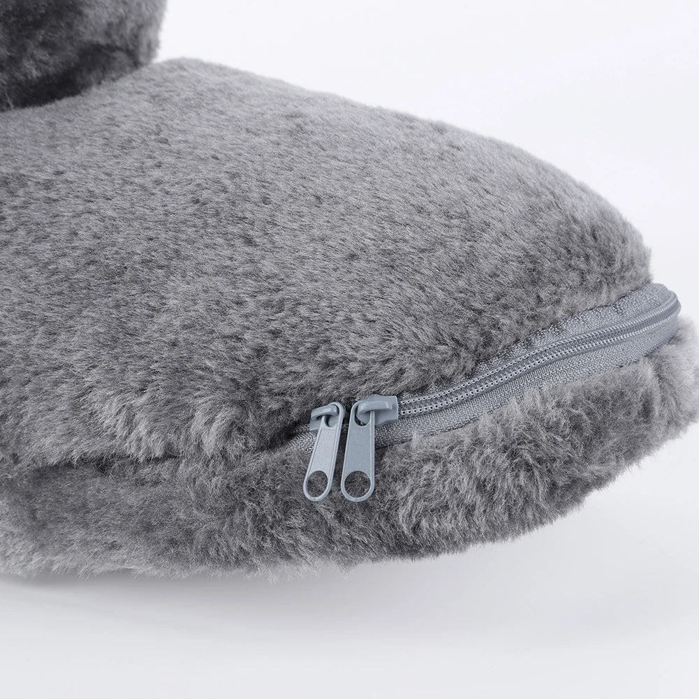 Winter USB Heater Foot Shoes Plush Warm Electric Slippers Comfortable Feet Heated Shoes Winter Warming Slipper for Women Men