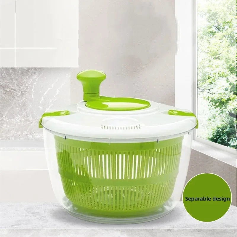 Stainless steel Vegetable Dehydrator Electric Cleanse Dryer Strainer Fruit and Vegetable Dry Wet Separation Dehydrator Kitchen