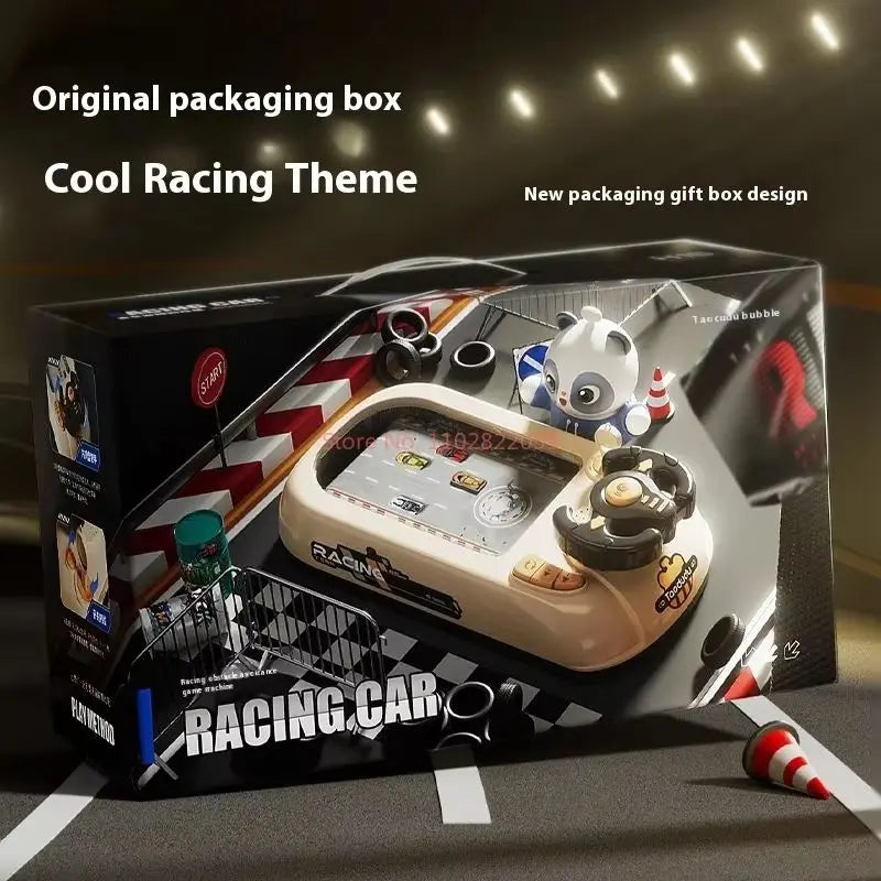 2024 Racing Adventure Children'S Steering Wheel Electric Desktop Game Console Evasion Simulation Driving Toy