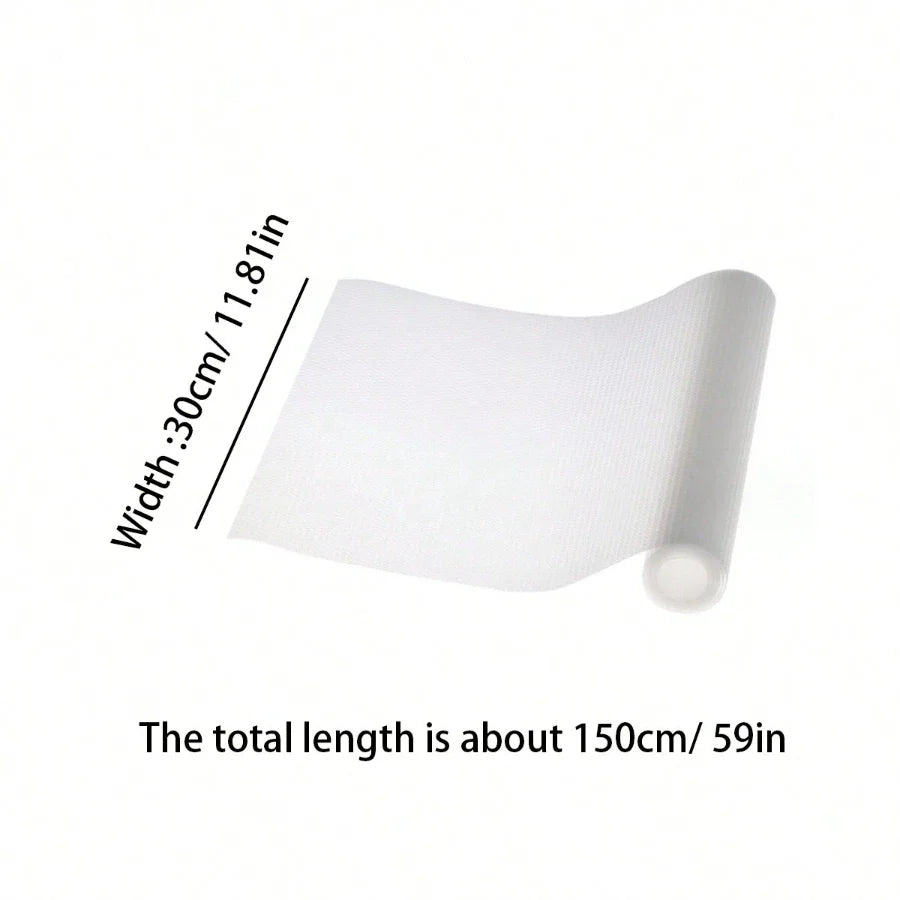 Shelf Liner for Kitchen Cabinets - Non-Slip Waterproof Drawer Liner Mat Easy Clean