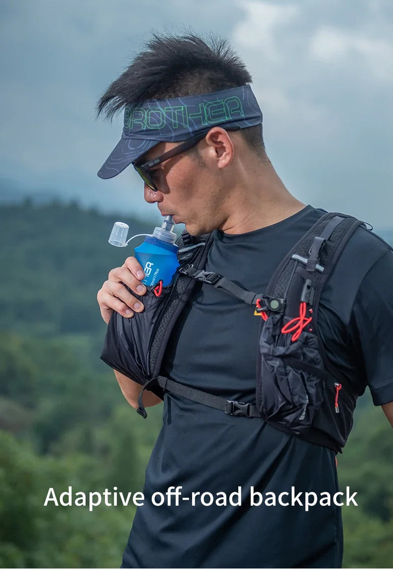 MAP BROTHER S001 S002 250ml 500ml Soft Flask Folding Collapsible Water Bottle TPU Free For Running Hydration Pack Waist Bag Vest