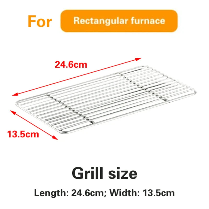 Aluminum alloy tea cooker Small oven Korean style cast iron barbecue dish portable grill korean bbq Japanese charcoal grill