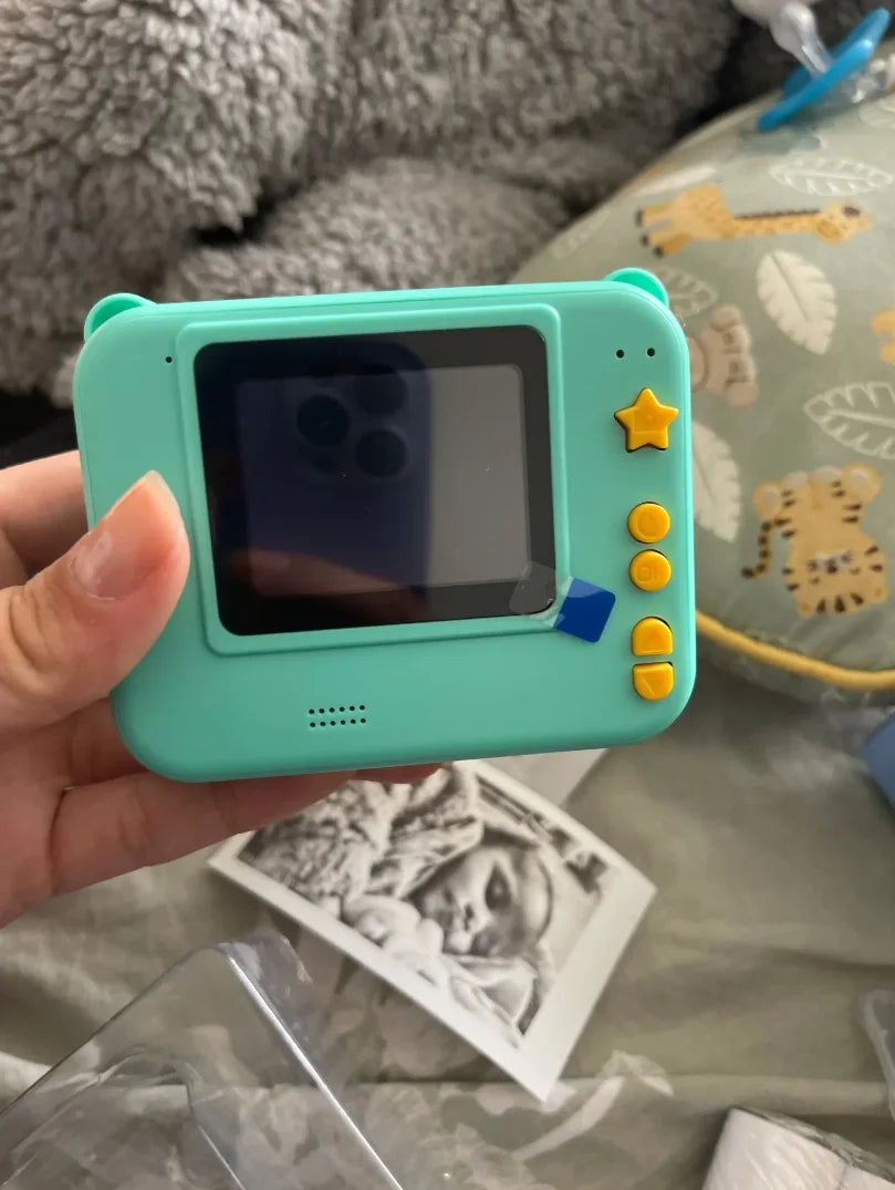 Digital Children Camera Photography Instant Print Camera 1080P HD Video Recorder Mini Thermal Printer Educational Birthday Gifts