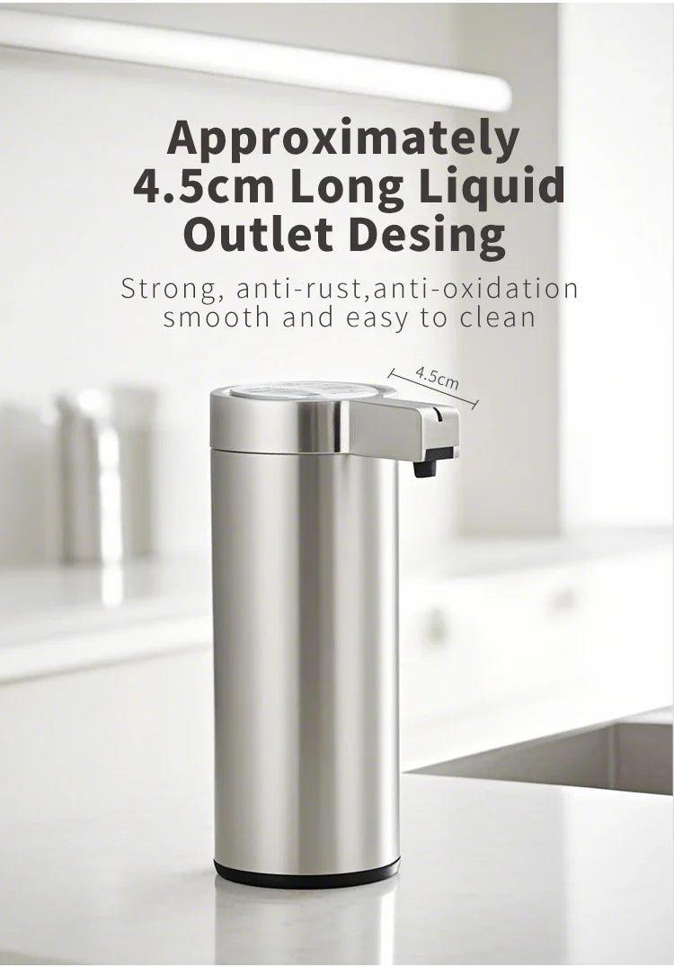 Kitchen Soap Machine Automatic Sensor Out of Hand Sanitizer Smart Electric Body Wash Soap Dispenser 304 Stainless Steel