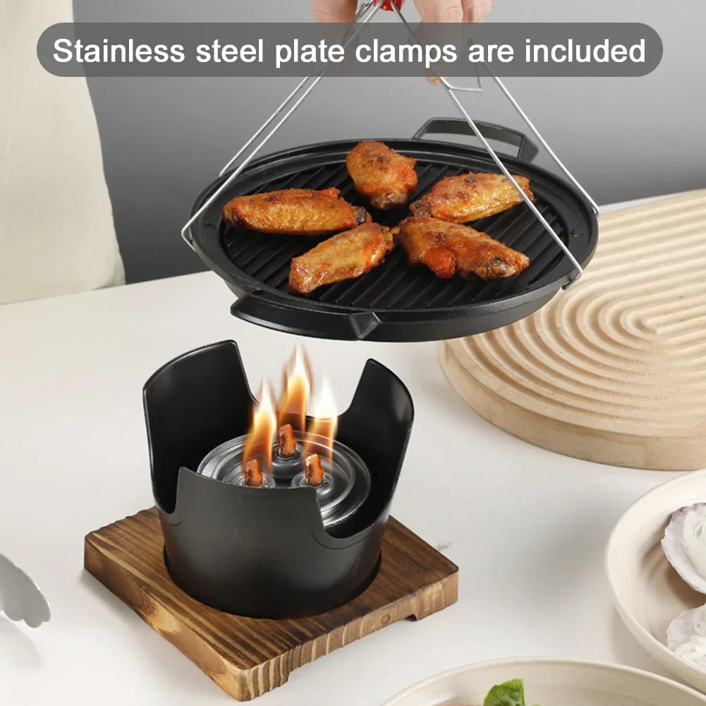 Japanese One Person Cooking Oven Detachable Japanese Alcohol Stove Portable Mini Barbecue Stove Japanese Smokeless Alcohol Stove