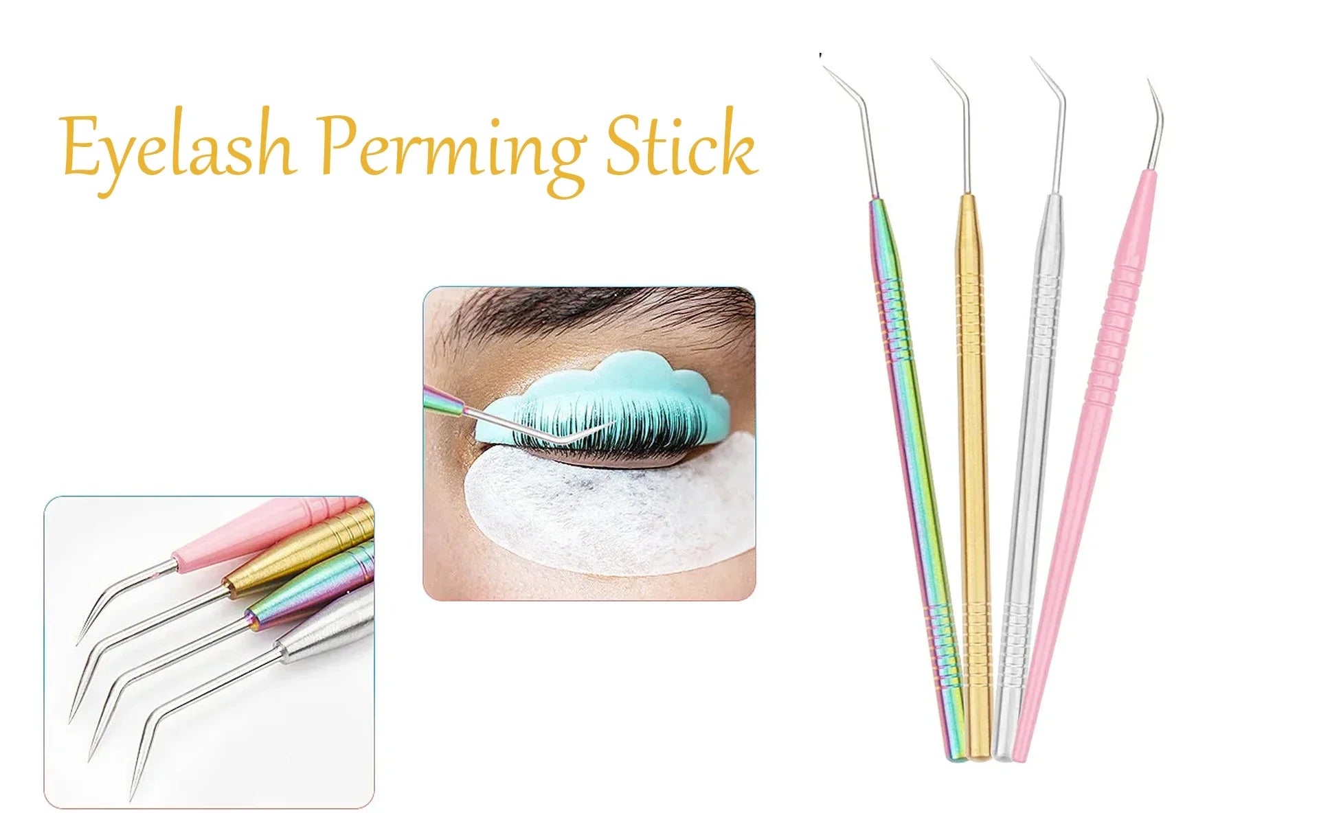 Eyelash Perming Pads Silicone Eyelashes Perm Curler Reusable Lash Lift Shield Pads lash Lifting rods and glue gel