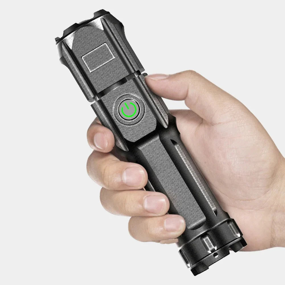 395nm Blacklight Flashlight USB Rechargeable Ultraviolet Blacklight Portable Torch Light for Pet Urine Detection Resin Curing