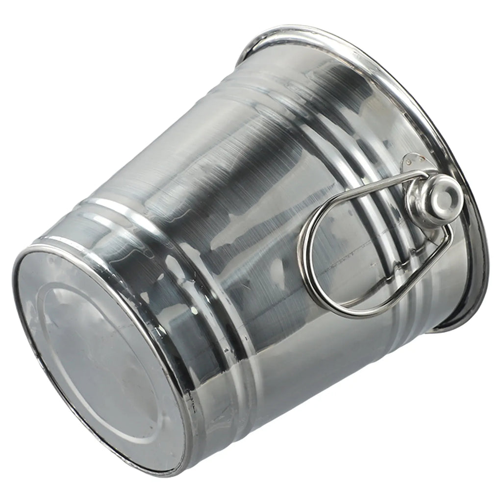 Stainless Steel Ice Bucket Ice Chiller Cooler With Handle Ice Cube Container Portable For Wine Champagne Beer Party Bar Tools