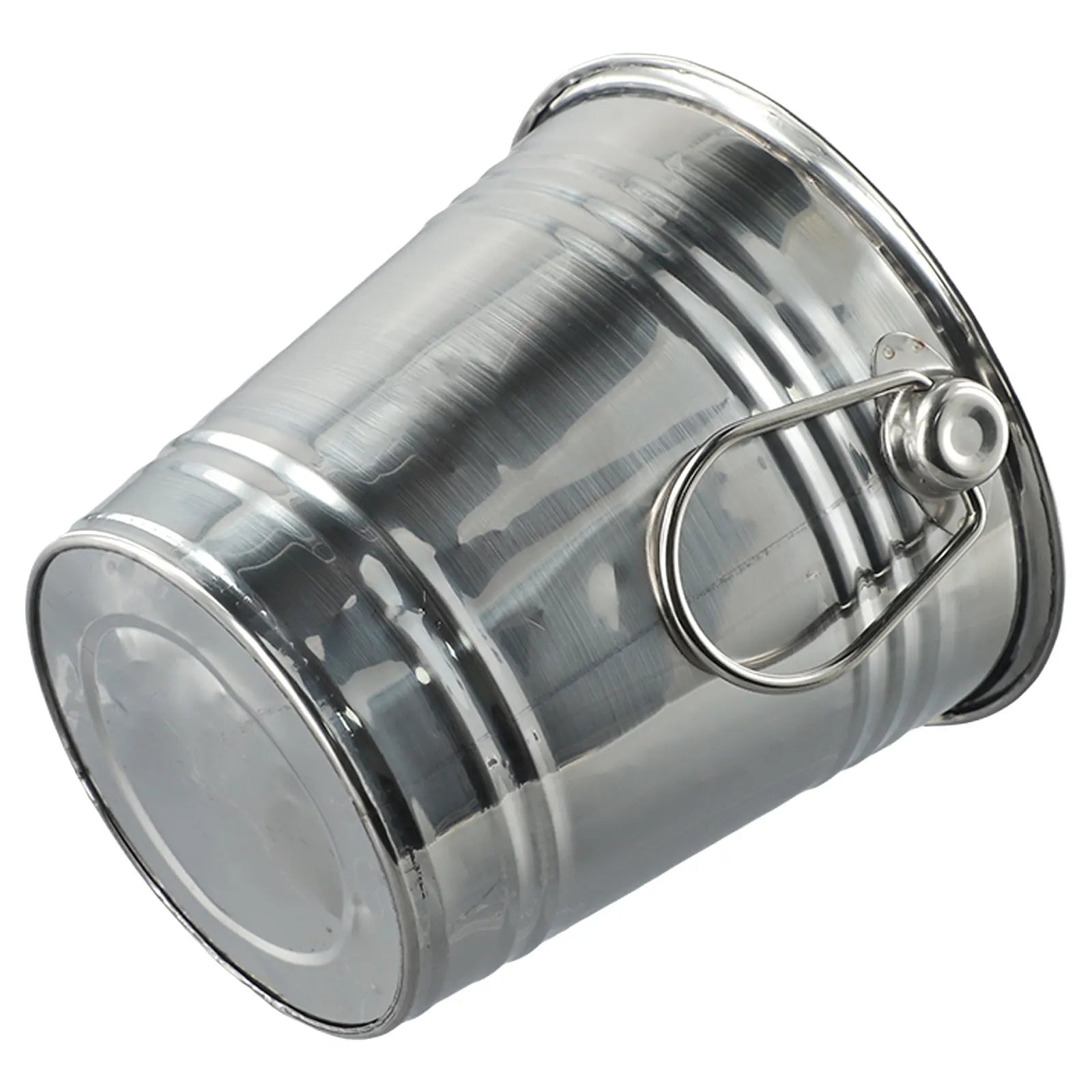 Stainless Steel Ice Bucket Ice Chiller Cooler With Handle Ice Cube Container Portable For Wine Champagne Beer Party Bar Tools