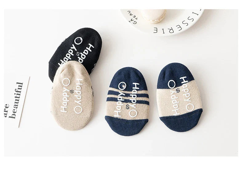Spring Anti Slip Baby Socks Toddler Kids Floor Socks with Rubber Soles Autumn Newborn Baby Boy Girl Cartoon Cute Ball Warm Socks