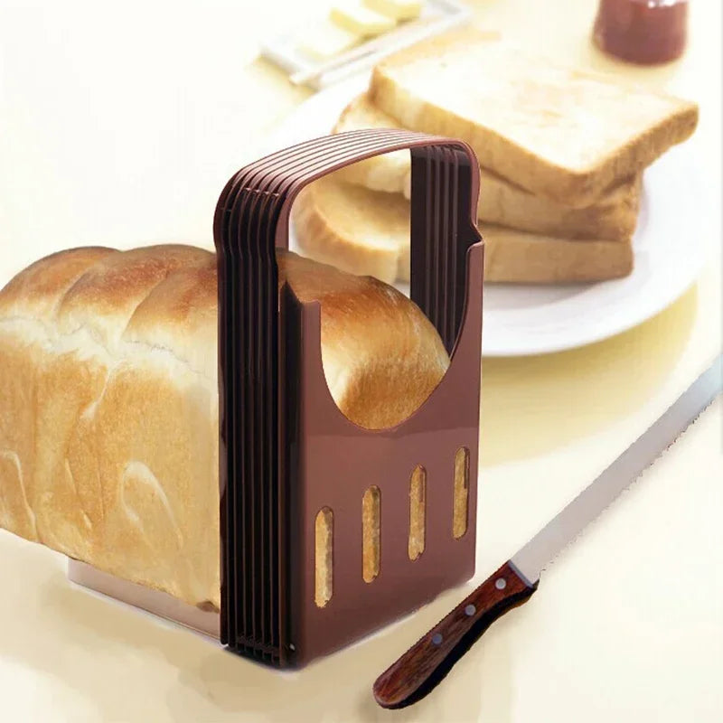 1Pc Toast Brood Slicer Rvs Broodmes Bakken Gereedschap Bakken Mes 4 Modus Aanpassing Slicer Handig Slicer kitchen tools