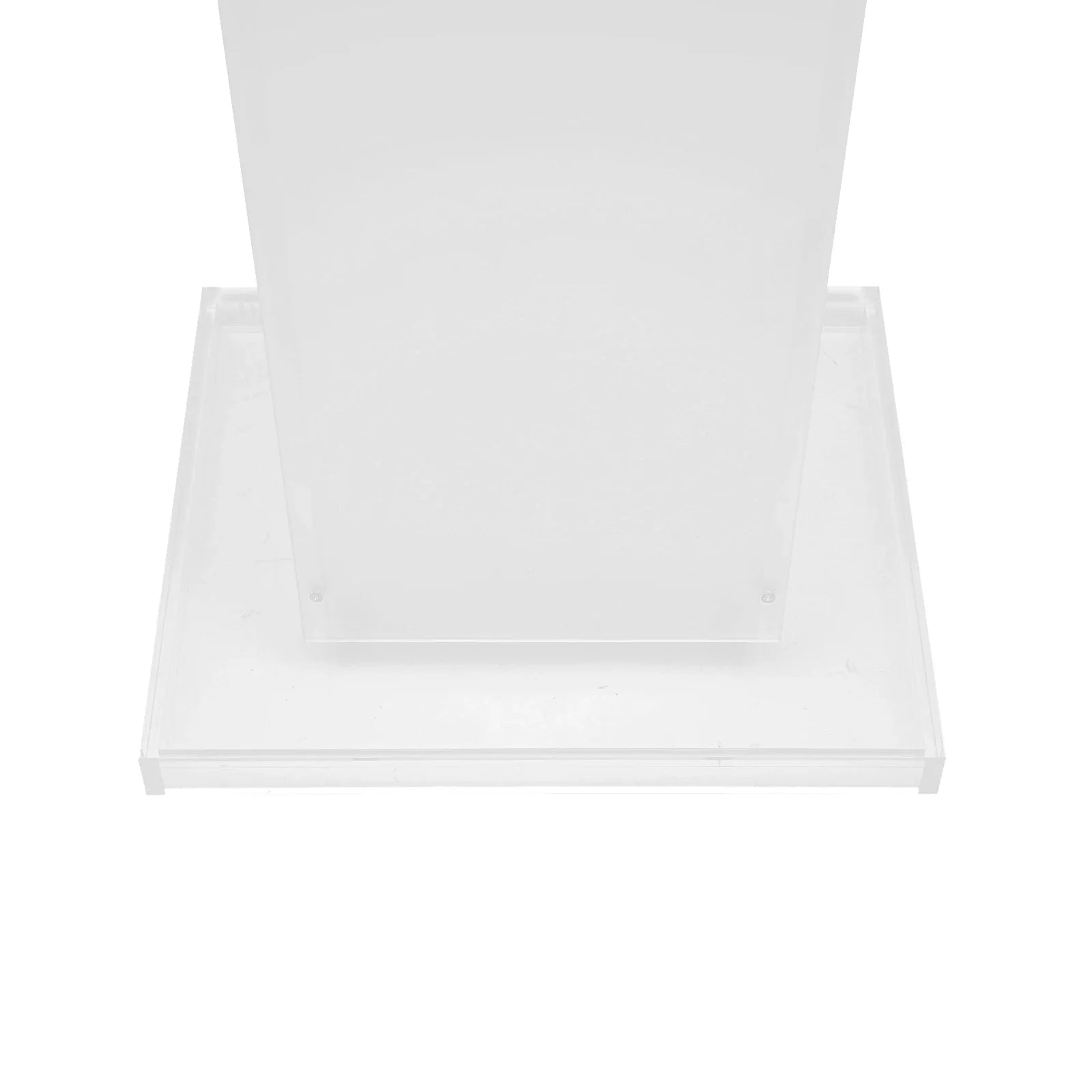 Acrylic Podium Floor Standing Clear Lecterns W/ Storage Shelf School Stand Desk Church Pulpit Office Lecture Table 43in H