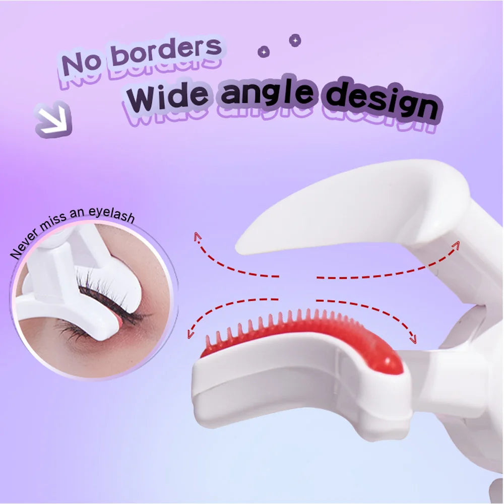 GECOMO Frameless Heated Eyelash Curler Intelligent Temperature Control Rechargeable Eyelash Long-lasting Curling Device