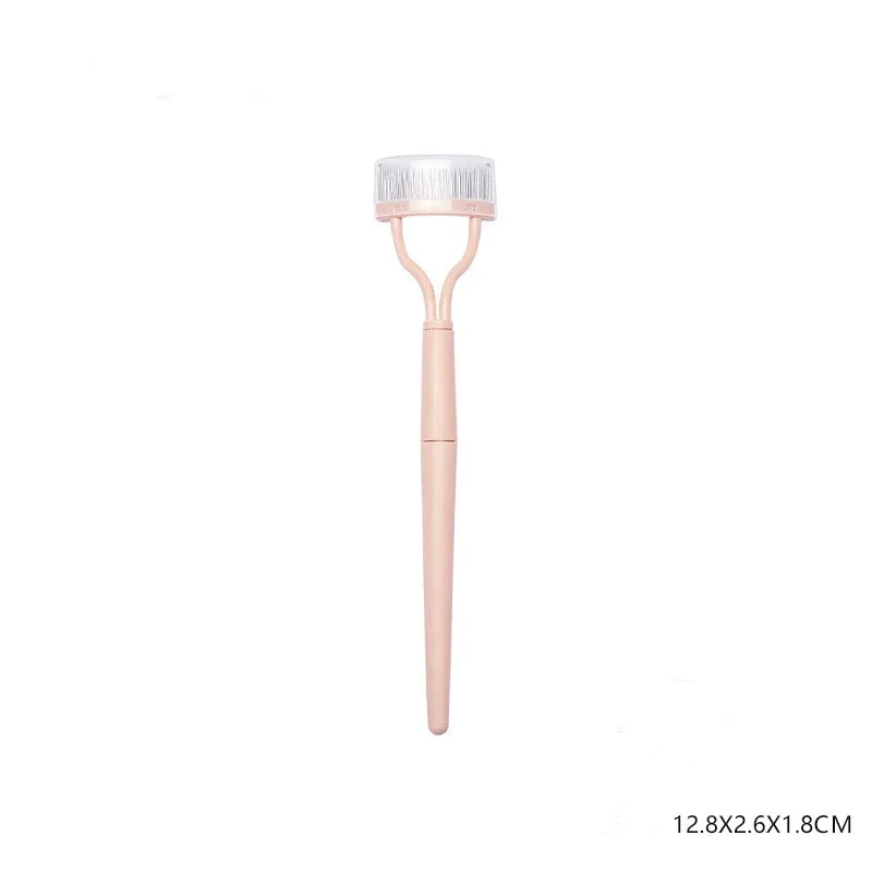 Eyelashs Brush Comb 1pc Eyelash Separator Metal Teeth Foldable Eye lash Curler Beauty Makeup Stainless Mascara Curl Make up Tool