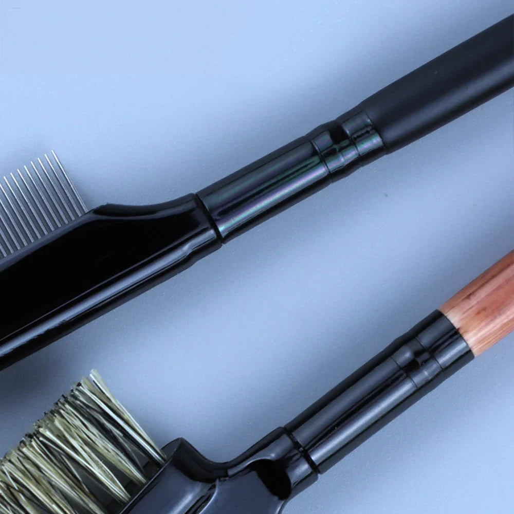 NEW Eyelash Beauty Collapsible Separator Portable Eyelash Brush Comb Mascara Curl Eye Lash Stainless Steel Eyelash Combing Tools