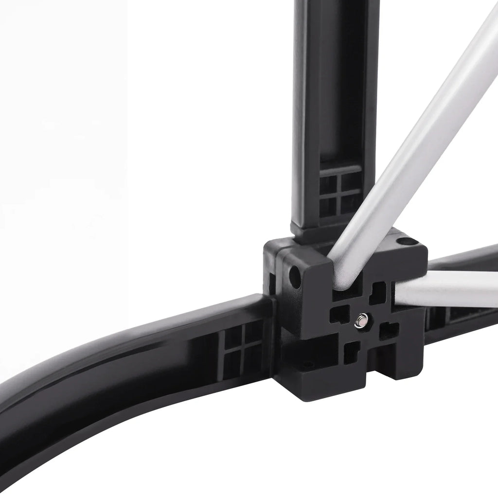 Foldable Tradeshow Table Exhibition Countertop Podium Promotion Table Office Reception Desk School Lecture Table