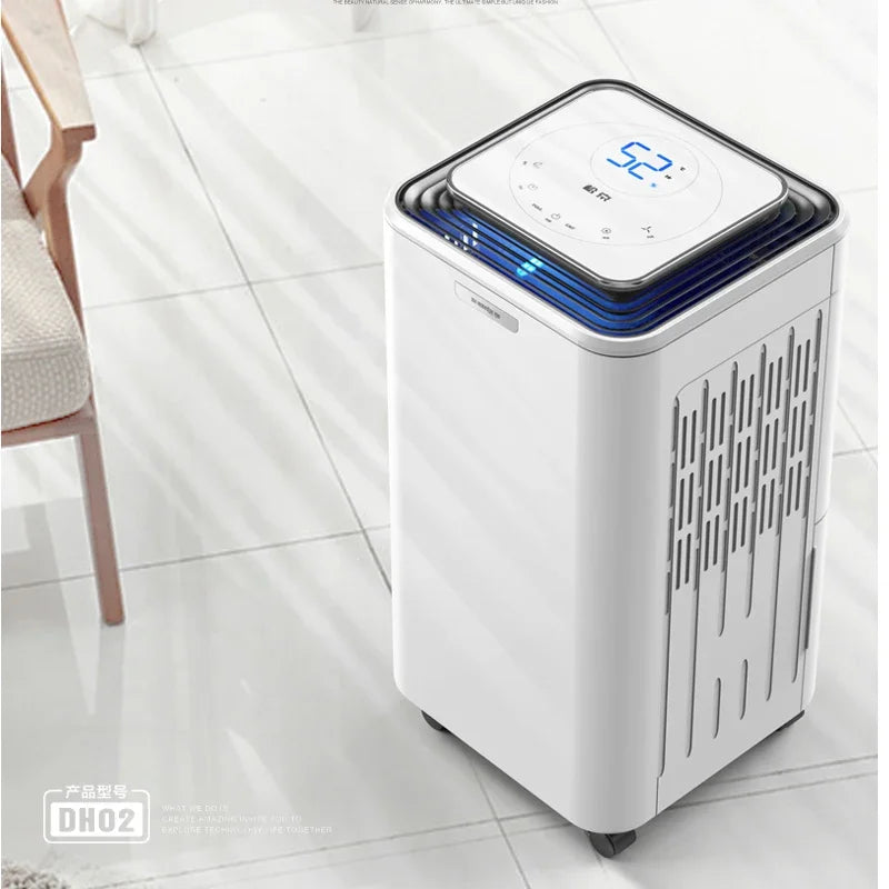 New 23L / day efficient dehumidifier Home bedroom clothes dryer Low noise dehumidifier Commercial High power absorption dryer