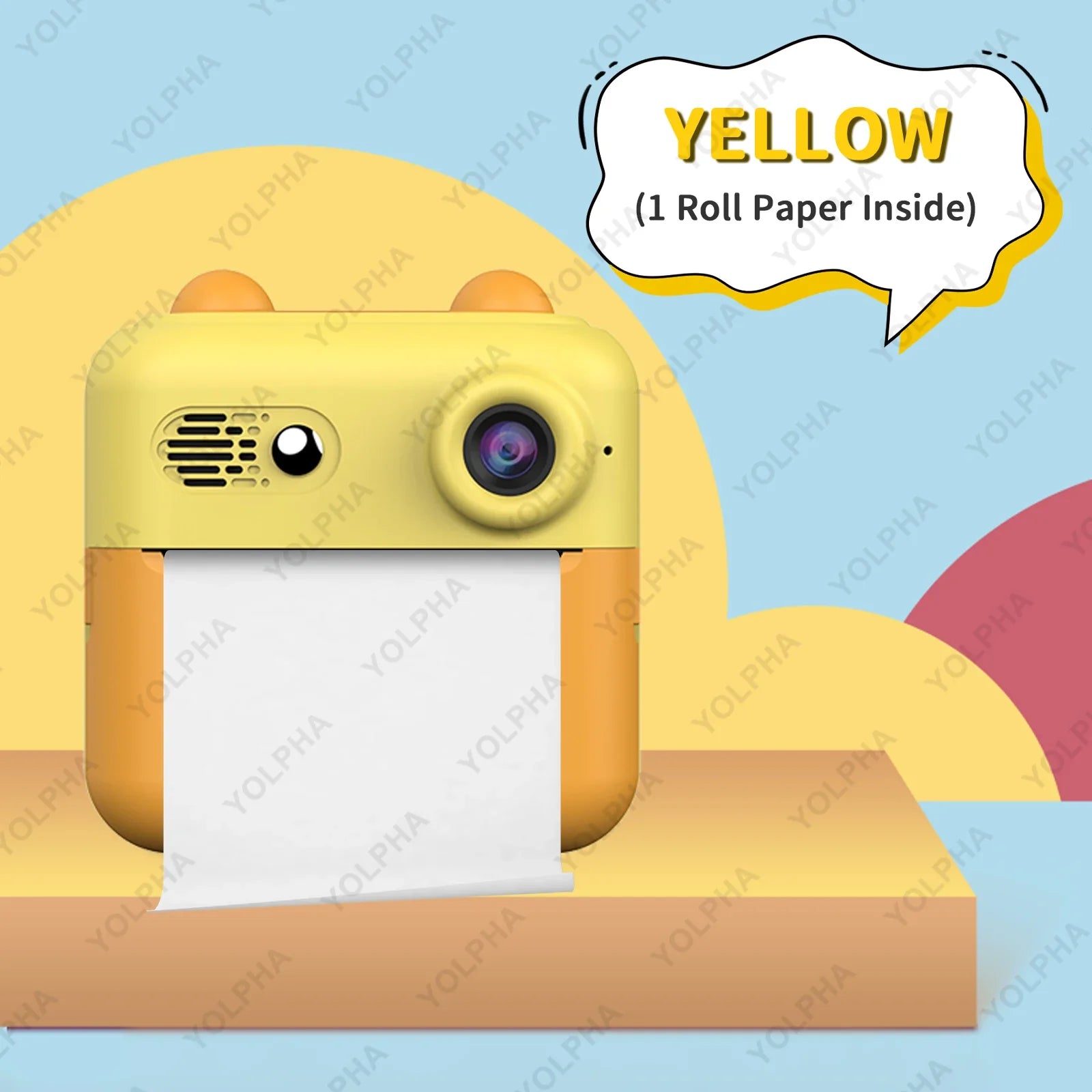 Kids Camera Instant Print, HD Instant Print Camera for Kids, Selfie Digital Camera for Kids Boys& Girls Ideal Kids Toys Gifts