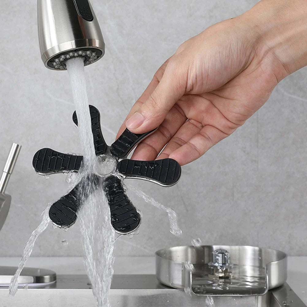 Stainless Steel Cup Washer Bar Glass Rinser Automatic High Pressure Glass Cup Washer Kitchen Sink Beer Milk Tea Cup Cleaner