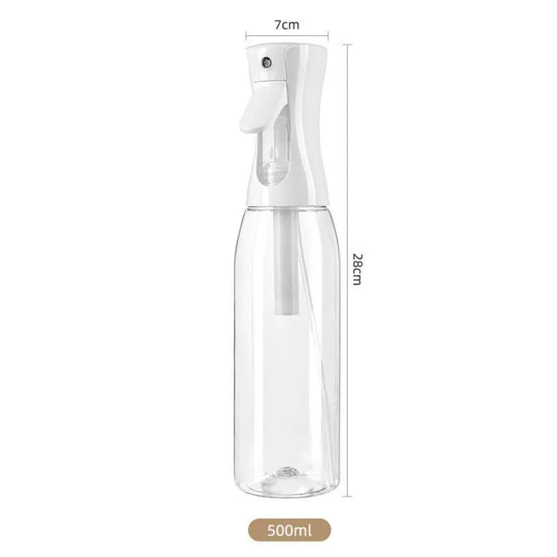 200ml/300ml/500ml High Pressure Continuous Spray Bottle Hair Care Makeup Water Replenishing Spray Bottle Press Mist Spray Bottle