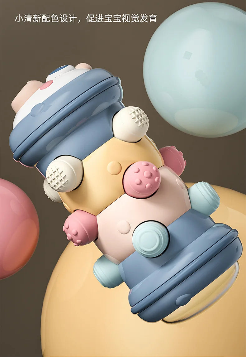 Baby Crawling Roller Toy Infant Activity Tummy Time Roller Montessori Educational Development Sensory Toys for Kids 0 12 Months