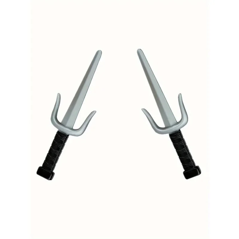 Complete Party Costume Set for Kids with Makeup Mask NinjTheme Party Cosplay Costume Set for Kids Mask Jumpsuit and Accessories