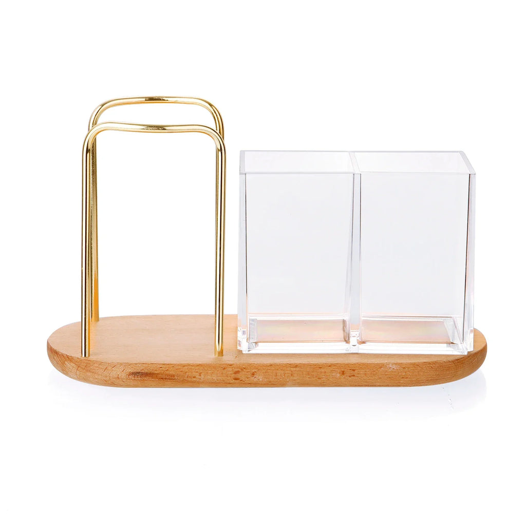 3 in 1 Disposable Cup Storage Holder Acrylic Tableware Organizer Water Cups Dispenser Dining Table Organizer for Restaurants Bar