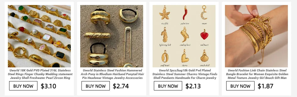 Uworld Luxury Rhinestone Inlay Heart Stud Earrings for Women Stainless Steel 18K PVD Plated Texture Waterproof Charm Jewelry