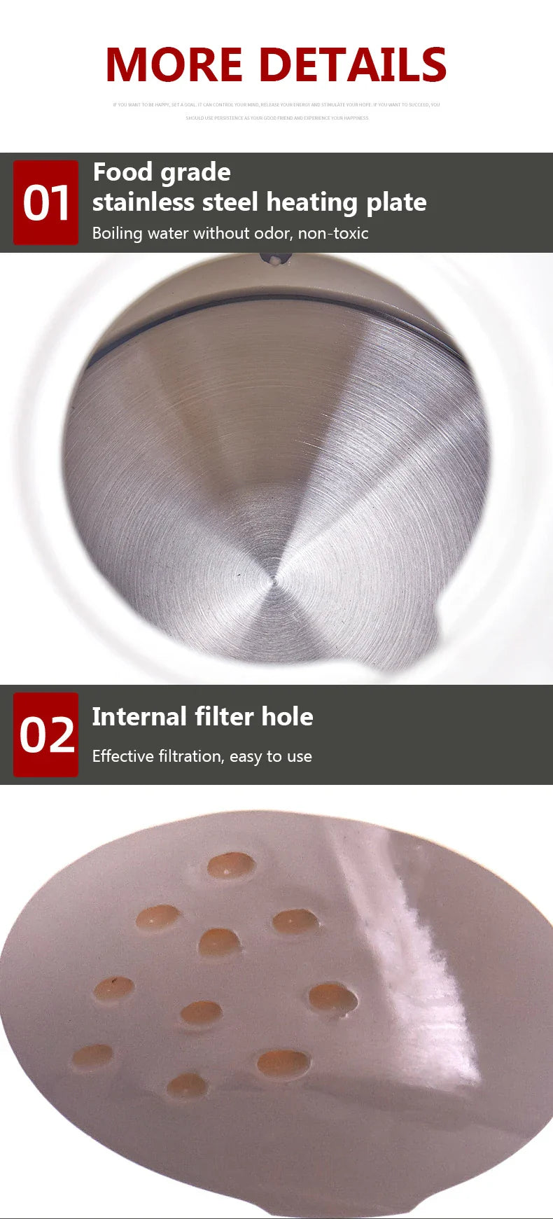 1.5L Electric Ceramic Kettle Water Boiler Water Heating Device Teapot Porcelain Kettle Automatic Power Off 220V Anti-dry burning