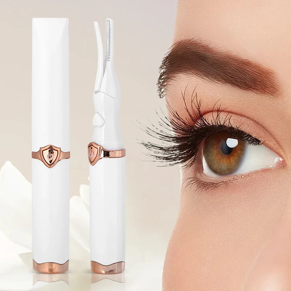 Heated Eyelash Curler 2 Heating Modes Quick Heating Natural Curl Eyelash Curler Long Lasting for Quick Natural Curling