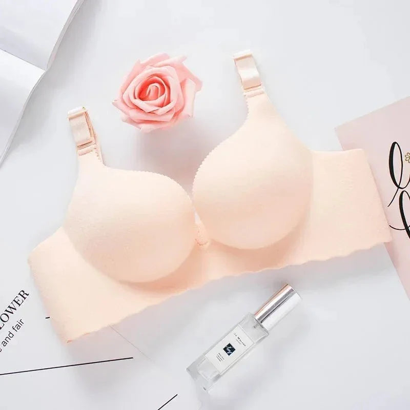 2025 New Extreme Push Up Bra 8cm Pads Small Bust Double Cup Padding Wireless Adjustable Plunge Bra Seamless Lift & Natural Shape