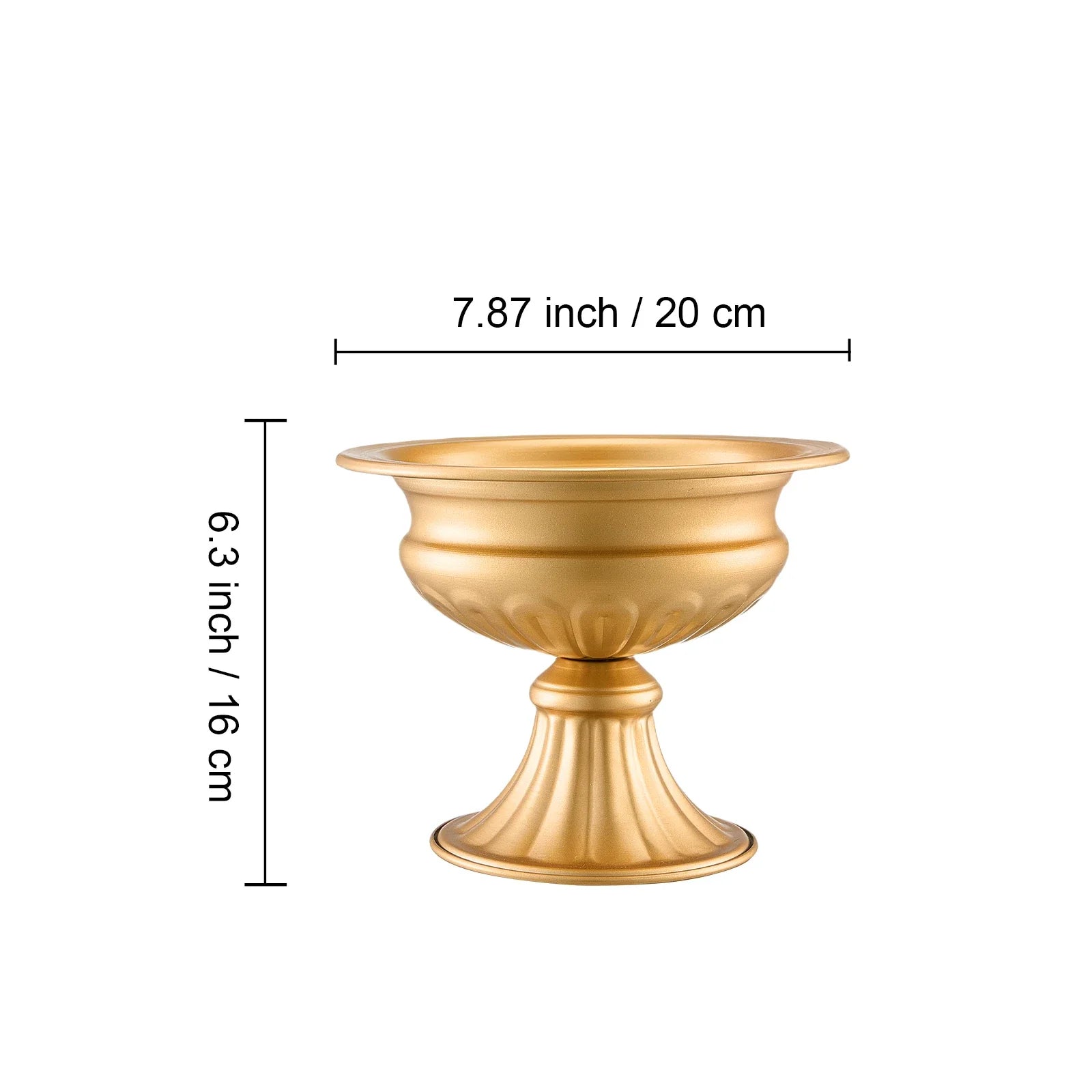 VEVOR 2/10/12PCS Tall Wedding Flower Vase Metal Centerpiece Gold Floral Arrangement Stand Display Rack for Tables Dinner Party