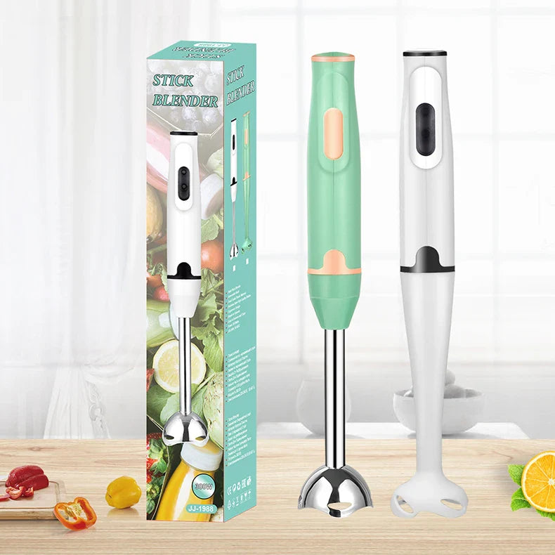 Handheld Blender Electric Food Vegetable Grinder Stick Mixer for Meat Smoothies Sauces Baby Food Soups