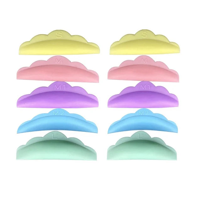 Eyelash Perming Pads Silicone Eyelashes Perm Curler Reusable Lash Lift Shield Pads lash Lifting rods and glue gel