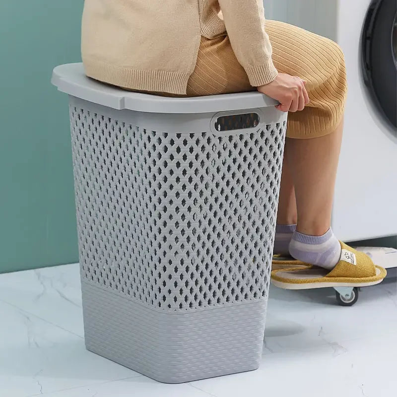 Multi-functional Plastic Household Dirty Laundry Baskets Bathroom Clothes Storage Bucket Living Room Children Toy Basket