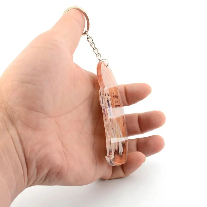 Dog Memorial Keychain - Forever In My Heart Angel Pendant Pet Jewelry Gift