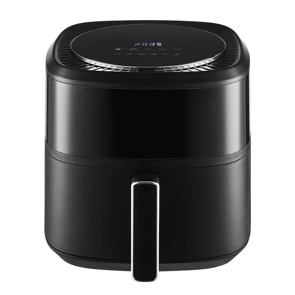 KOMORE 6L Air Fryer with Smart Touch Display & Non-stick Basket & 60 Minutes Timer & 80°C-200°C Adjustable Temperature