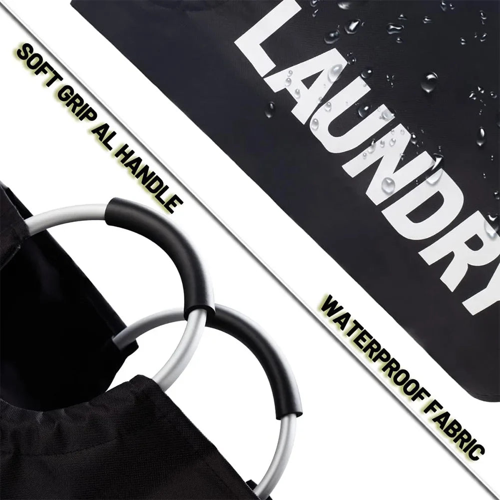 82L Dirty Clothes Basket Large Capacity Foldable Laundry Basket Clothes Storage Basket Multifunction for Laundry Room Dorm