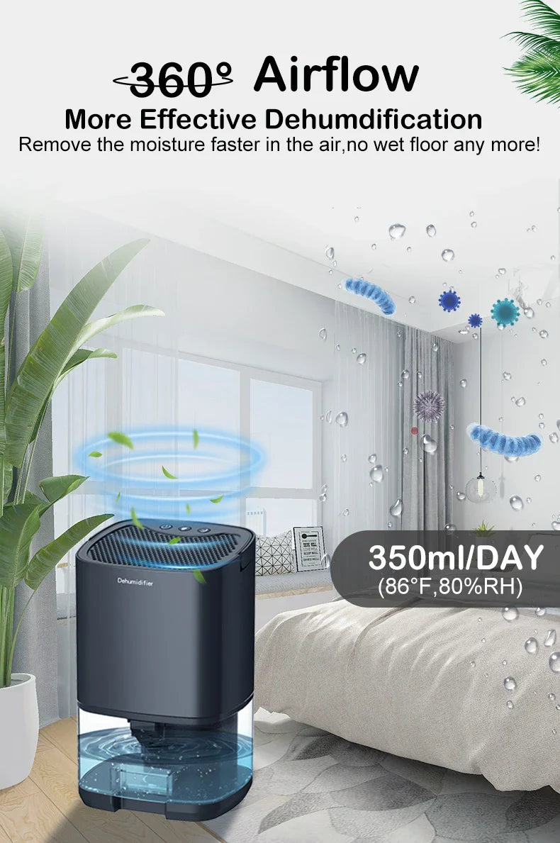 New Pattern Air Dehumidifier Mute Moisture Absorbers Air Dryer  For Home Bedroom Office Kitchen Deodorizer Dryer EU/US plug