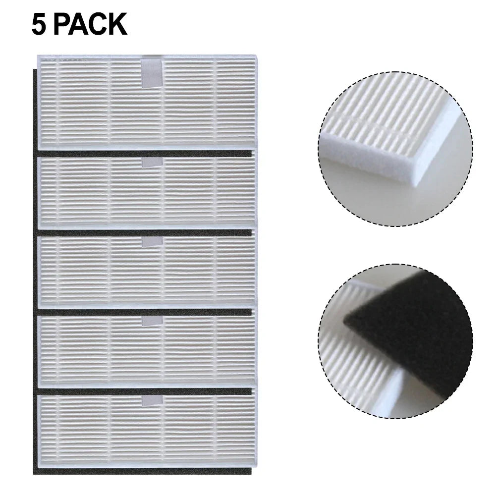5pcs Vacuum Cleaner Filters For Ultenic For T10 PRO Robot Vacuum Cleaner Filter Home Appliance Accessories