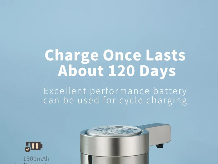 Kitchen Soap Machine Automatic Sensor Out of Hand Sanitizer Smart Electric Body Wash Soap Dispenser 304 Stainless Steel