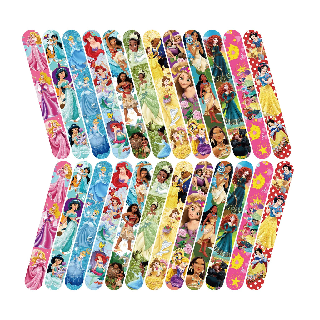 Disney Princess Slap Bracelet Party Favor Girls Kids Birthday Party Gifts Bag Filling Material Princess Theme Party Decorations