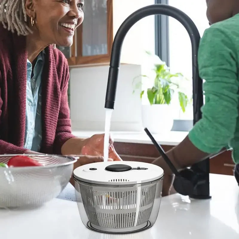 Vegetable Dryer Spinner Lettuce Dryer Vegetable Dehydrator 3L/5L Kitchen Vegetable Dryer Quick Drainage For Fruit Washing And