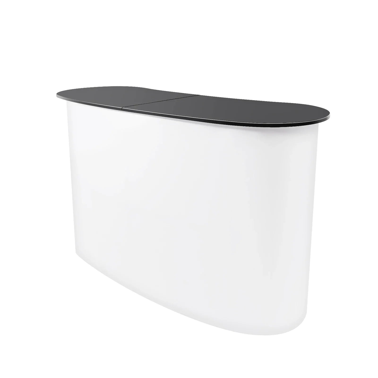 Foldable Tradeshow Table Exhibition Countertop Podium Promotion Table Office Reception Desk School Lecture Table