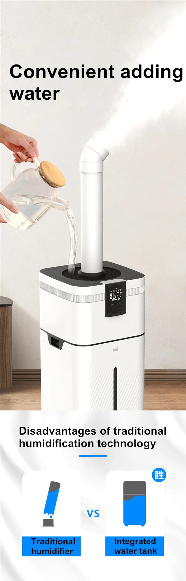 110V 220V 30L Air humidifier Home Humidifier Diffuser Industrial Mist Maker Flavoring For Home увлажнитель воздуха humidificador