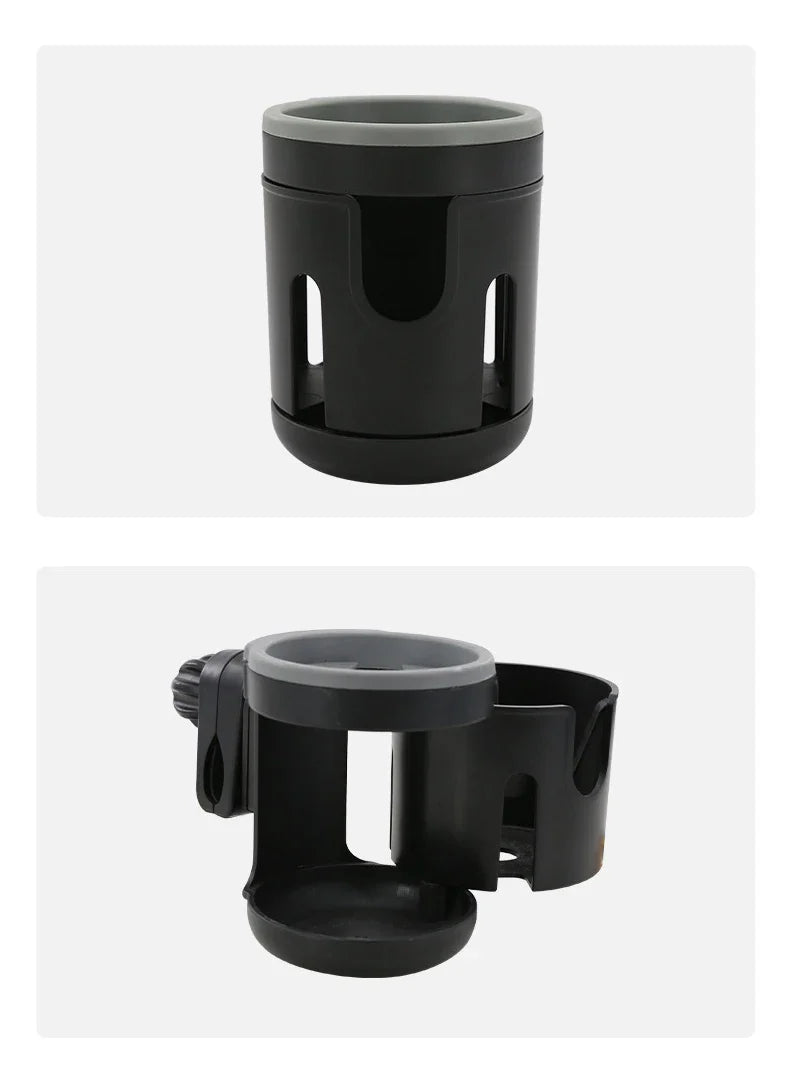 Stroller Cup Holder Phone Support Milk Bottle Drink Cup Holder Conversion 2 Cups for Universal Pram Baby Stroller Accessories