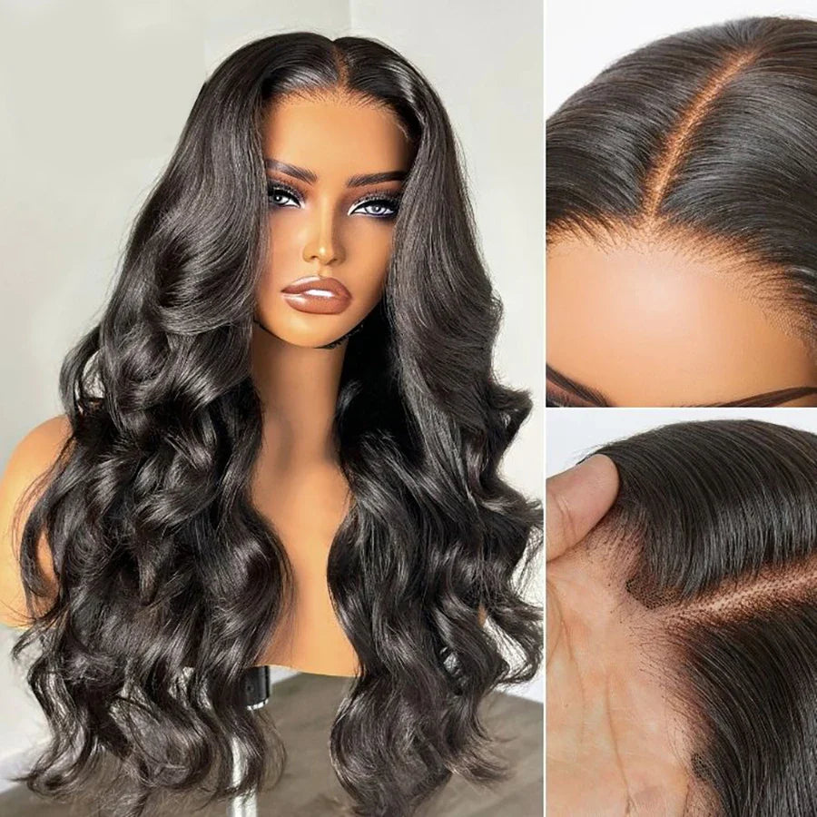 Body Wave 13x4 Lace Front Wigs Human Hair 13x6 Transparent Lace Frontal Wigs Human Hair PrePlucked 4x4 Lace Wigs For Women Bling