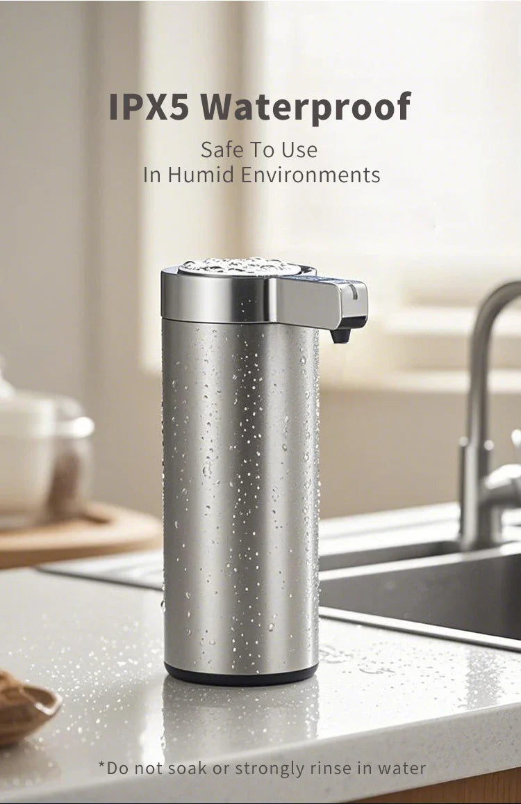 Kitchen Soap Machine Automatic Sensor Out of Hand Sanitizer Smart Electric Body Wash Soap Dispenser 304 Stainless Steel